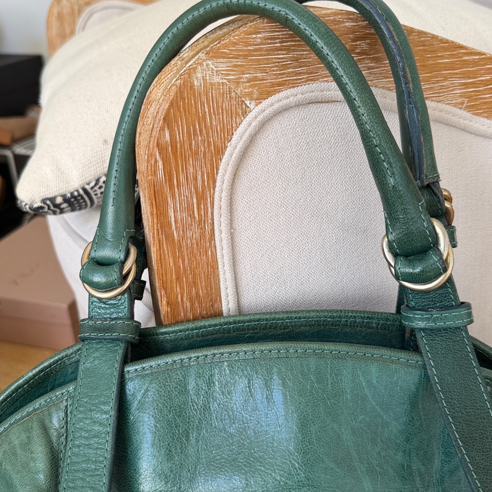 Free People Leather Teal Shoulder Bag Day to Evening 🌈 - Picture 6 of 14